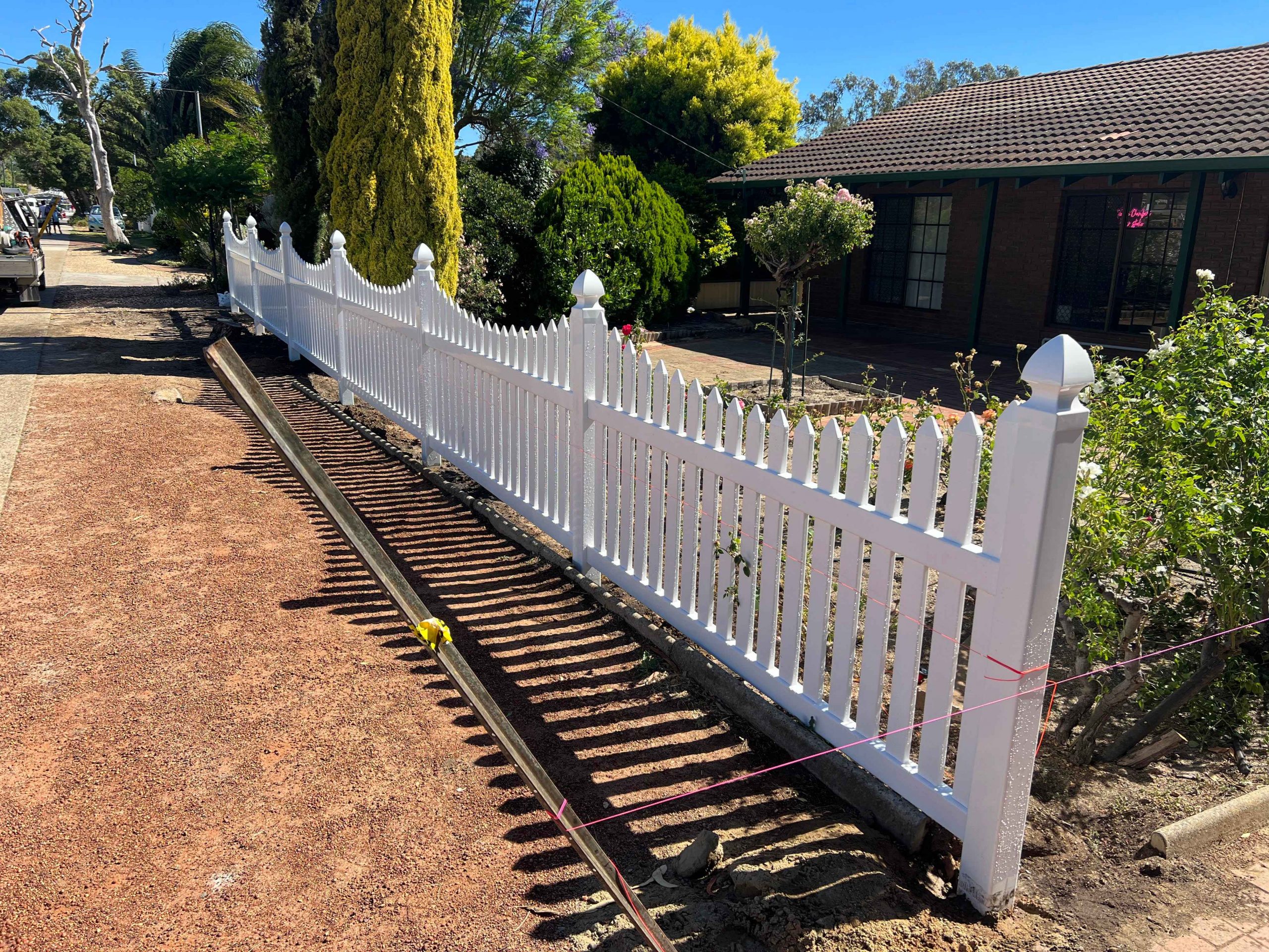 PVC picket fence Perth