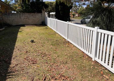 PVC fences installed in Perth