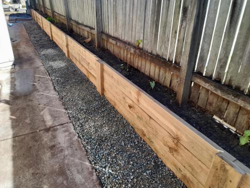 Timber Fencing Perth - Retaining Wall