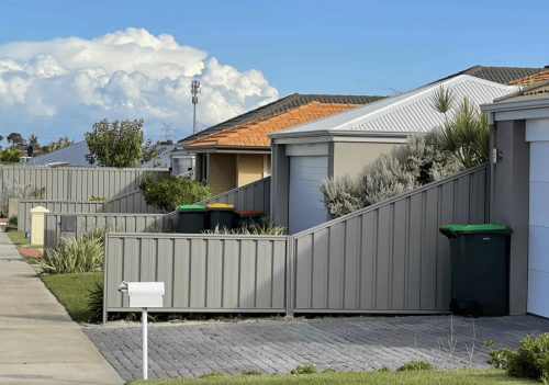 colorbond side fencing and gates installation in Perth